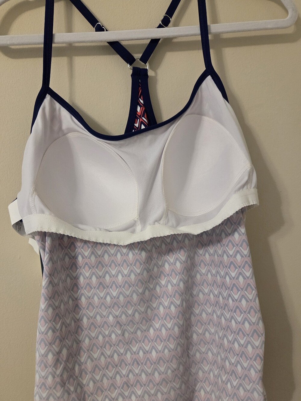 Geometric Pattern Tankini Top - Picture 5 of 8
